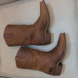 Dingo Brown Leather Cowboy Boots Size 7.5 Western Rodeo Cowgirl